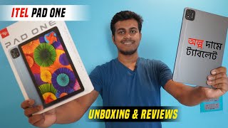 Itel PAD ONE Unboxing  101quot Display Calling  Best Tablet for Study  Itel pad one  Bangla [upl. by Lat]