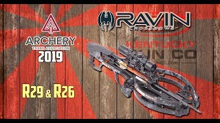 Ravin R29 amp R26 Crossbows at ATA Show 2019 [upl. by Orlina46]