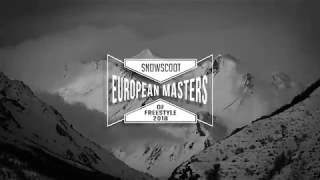 Snowscoot European Masters of freestyle 2018 [upl. by Ecirtaeb]