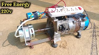 Make Free Energy Generator Easily Generate 220v Electricity [upl. by Pacien755]