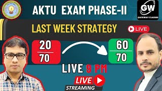 Last Week I AKTU Exam I Admit Card I ONE SHOT I PDF NOTES [upl. by Cramer]