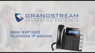 Telefonía IP Uso de Teléfonos Grandstream GXP1600 1610 1615 [upl. by Harras]