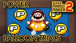 Super Mario Maker 2  Power Balloon Trials [upl. by Imaj257]