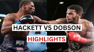 Jalil Hackett vs Peter Dobson Highlights amp Knockouts [upl. by Hairom206]