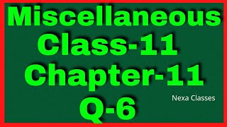 Q 6 Miscellaneous Chapter11 Conic Section Class 11 Math [upl. by Nhabois]