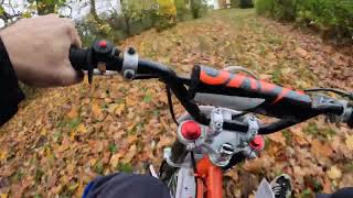 Kayo TD125 Dirt Bike POV 2160P 4K ULTRA HD [upl. by Vivia]