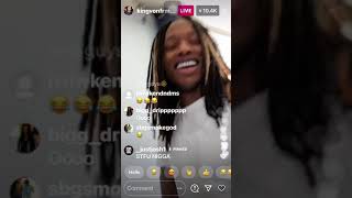 KingVon gets into a argument with fan on live😱 [upl. by Damien202]