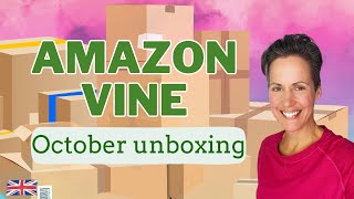 Amazon Vine  Unboxing what Amazon sent me for free in October edited from Live [upl. by Adiol950]