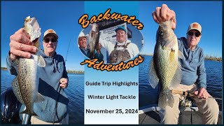 Guide Trip Highlights  Backwater Adventures  November 24 2024 [upl. by Ahel]