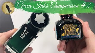 Green Inks Comparison 2 [upl. by Eniamerej851]