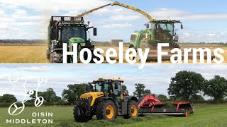 A Day at Hoseley Farms  Wholecrop amp Silage 2022 [upl. by Naujud]