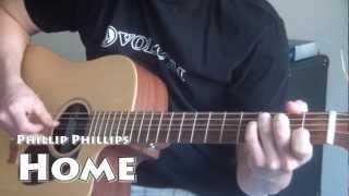 Phillip Phillips  Home SUPER EASY Guitar Tutorial [upl. by Kallman]