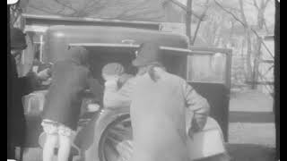 A family packing a car for a trip circa 1929 [upl. by Sandon]