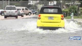 West Palm Beach Flooding Everythings Like A River [upl. by Root857]