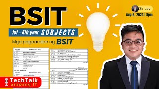 BSIT 1st4th Year Subjects [upl. by Maya431]