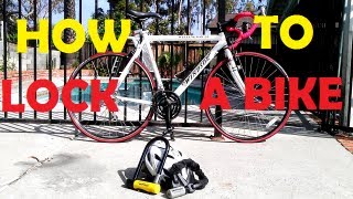 HOW TO LOCK UP YOUR BIKETips From a Victim [upl. by Alatea]