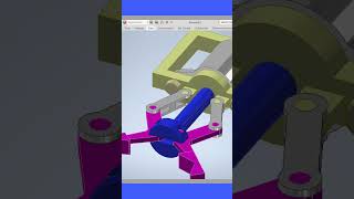 Brazo Robótico engineering machine drawing shorts animation [upl. by Tynan]