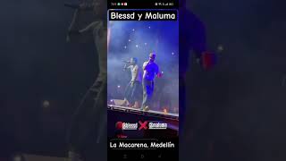 Blessd y Maluma  oe bebé la Macarena Medellín [upl. by Zenger879]