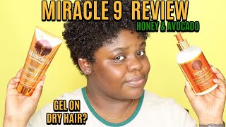 Miracle 9 Honey amp Avocado Leave in Conditioner and Styling Gel [upl. by Zach]