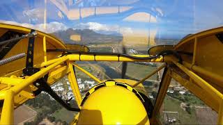 Zlin Shock Cub Takeoff amp Landing Stellenbosch Western Cape [upl. by Golden]