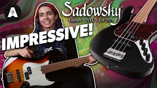 Sadowsky MetroExpress  Impressive Quality Basses from a Premium Brand [upl. by Ynneg328]