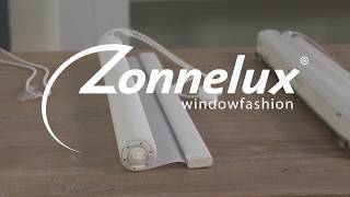 Zonnelux  Reparatie scheef hangend rolgordijn [upl. by Alithia]