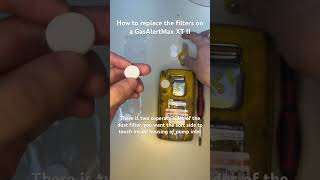 Check out how to replace the filters on a GasAlertMax XT II in under one minute [upl. by Carleen844]