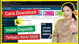 Cara Download Dan Instal Dapodik Terbaru Versi 2025 [upl. by Nnayar]