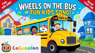 Cocomelon wheels on the bus kids songmost viewed songs nurseryrehymskids [upl. by Philbert413]