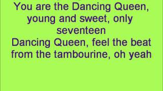 Glee Dancing Queen with lyrics [upl. by Clayborn263]