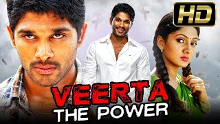 ALLU ARJUN Superhit Telugu Hindi Dubbed Movie  Veerta The Power  वीरता द पॉवर HD  Sheela Kaur [upl. by Maribel]