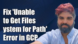 Fix Unable to Get Filesystem for Path Error in Google Cloud Neural Network Training [upl. by Ane966]