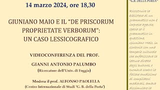 GIUNIANO MAIO E IL “DE PRISCORUM PROPRIETATE VERBORUM” UN CASO LESSICOGRAFICO [upl. by Veats]