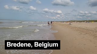 Bredene beach Belgium 21 August 2021 4K [upl. by Sager]