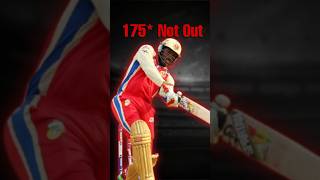 Chris Gayle 175 Not Out 🚫 cricket shorts chrisgayle [upl. by Nenad]