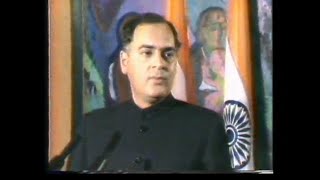 Rajiv Gandhis speech on technology and development [upl. by Neeka]