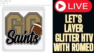 Layering Glitter HTV The Ultimate Guide [upl. by Hindorff]