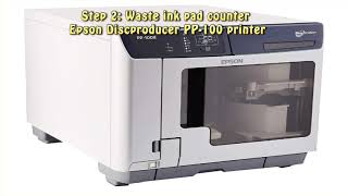 Reset Epson Discproducer PP 100 Waste Ink Pad Counter [upl. by Signe]