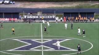 Connor Gilmours Goal vs Xavier [upl. by Arrim632]