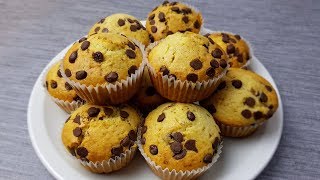 Muffins aux pépites de chocolat [upl. by Jacquet960]