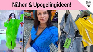 Nähen amp Upcycling Trends auf der Fashion Week  DIY MODE NÄHVLOG 14 [upl. by Llerahs]