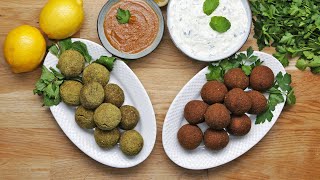 FALAFEL 2 WAYS  CLASSIC AND BAKED [upl. by Rafaelita693]