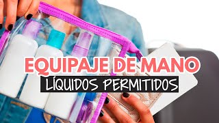 Productos de higiene y líquidos permitidos en equipaje de mano 2022  Mundukos [upl. by Irmina693]