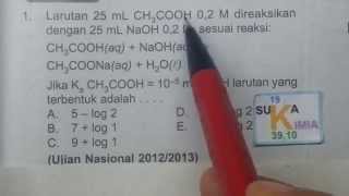 PH hidrolisis atau garamsoal  kimia SMA [upl. by Eiluj553]