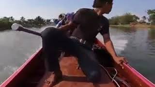 Long tail boat ISUZU 4jj1 turbo diesel engine 😱😱SUPER FAST [upl. by Liagabba]