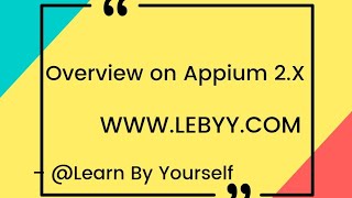 Appium 2 Configuration  Appium 2 Android amp iOS  Appium 2x Full course for beginners [upl. by Marleen]