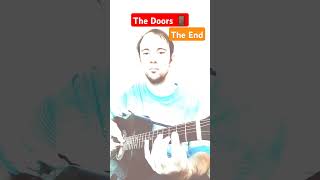 The Doors  The End simple cover guitar fingerstyle music [upl. by Onaicul]