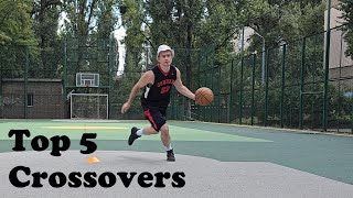 Top 5 Best Basketball Crossovers NBA How to Crossover [upl. by Avika]