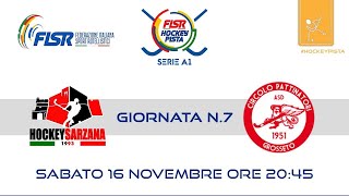 Serie A1  G7  Hockey Sarzana x CP Grosseto 1951 [upl. by Sirrep]