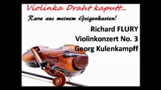 Richard Flury Violinkonzert No 3 [upl. by Spiro]